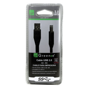 Cable USB para Impresora 2Mts