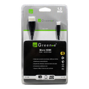 Cable Micro HDMI a HDMI 1,5 Mts
