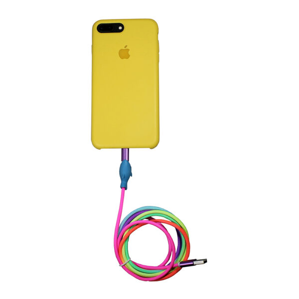 Cable USB IPhone Multicolor de 2 metros - Imagen 3