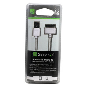 Cable USB  IPhone 4 de 2Mt