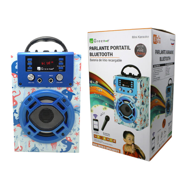 Parlante Mini Karaoke Bluetooth Octopus - Imagen 4