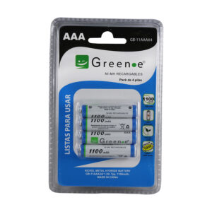 Pilas Recargables AAA 1100mAh X 4 Unidades