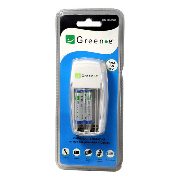 Cargador de Pilas AAA Y AA  con 2 Pilas AAA de 1100mAh - Imagen 3