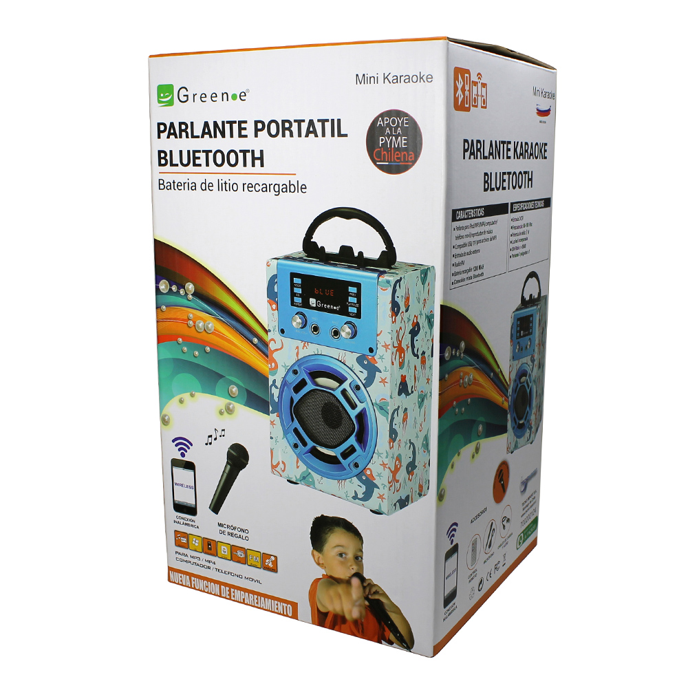 Parlante Mini Karaoke Octopus | Tecno-Import