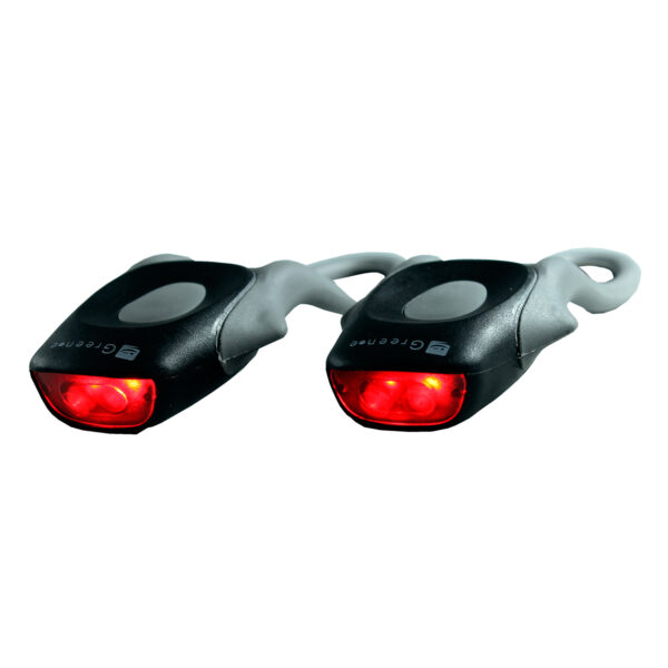 Luces para bicicleta. Set de 2 unidades LED. Negras - Imagen 3