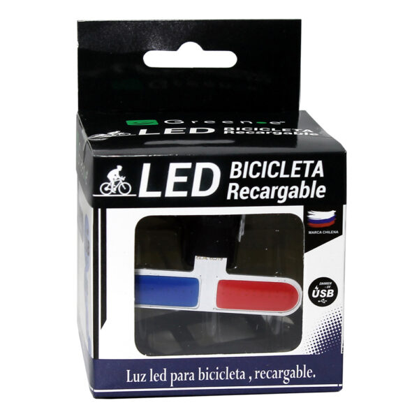 luz para bicicleta recargable