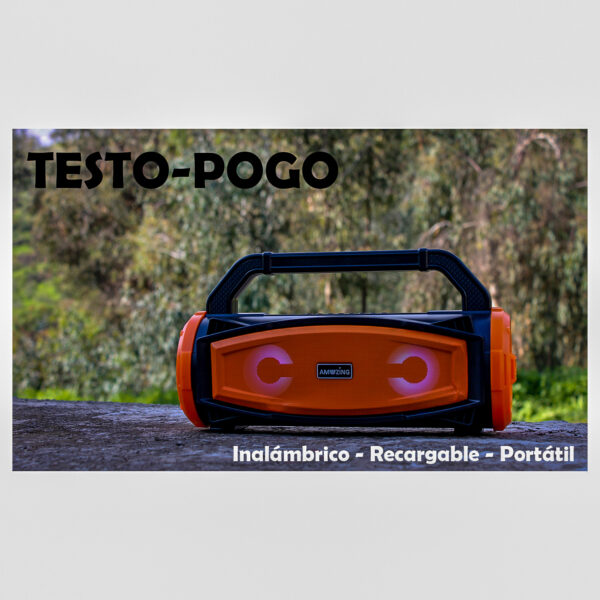 PARLANTE BLUETOOTH TESTO POGO - Imagen 8