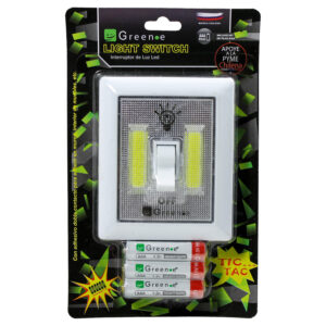 Luz led con interruptor de 3W, Desmontable. Tic-Tac
