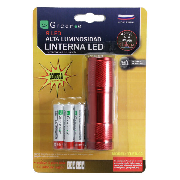 Linterna led. Aluminio. Green-e - Imagen 4