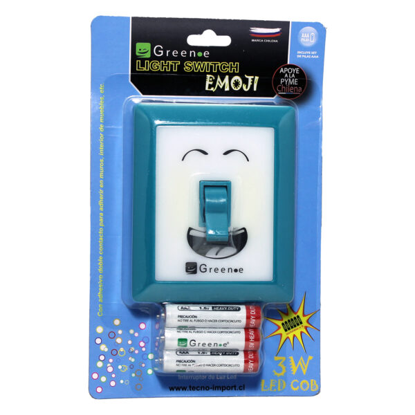 Luz led con interruptor de 3W, Desmontable. Emoji - Imagen 6