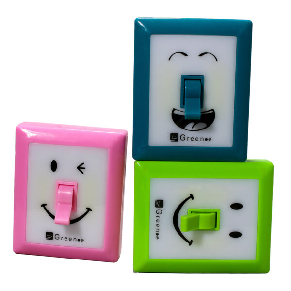 Luz led con interruptor de 3W, Desmontable. Emoji
