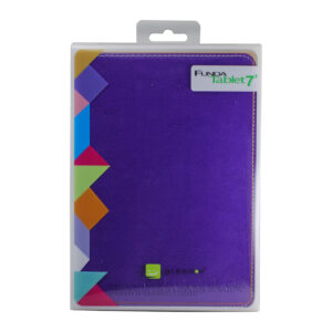 FUNDA TABLET 7" ECOCUERO LILA