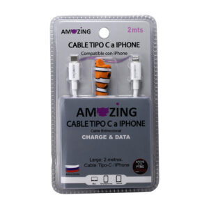 Cable Tipo C a IPhone de 2 metros