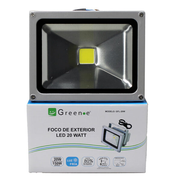 Focos exterior led de 20w. Luz blanca - Imagen 3