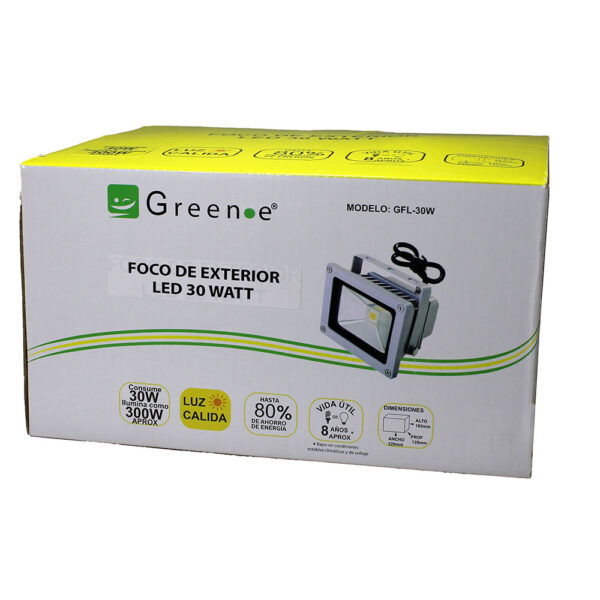Focos exterior led de 30w. Luz Cálida x 4 Unidades - Imagen 2