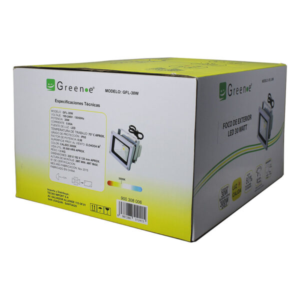 Focos exterior led de 30w. Luz Cálida x 4 Unidades - Imagen 3