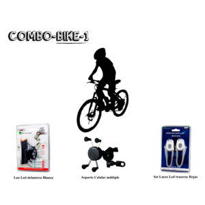 Luces para Bicicleta + Soporte para Smartphone