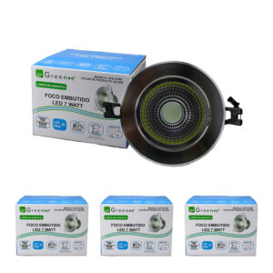 Foco led embutido 7w x 4 Unidades