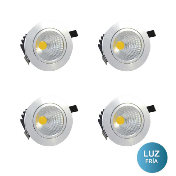 Foco led de10w Luz fría x 4 Unidades - Imagen 3