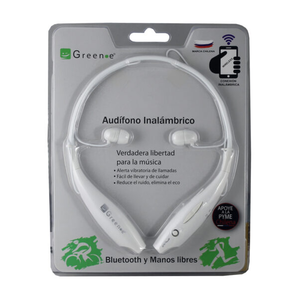 AUDIFONO BLUETOOTH SPORT BLANCO
