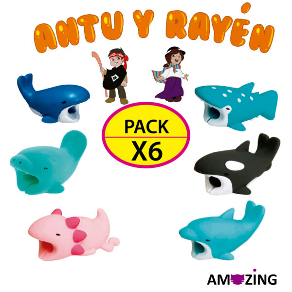 Protector de cables para Smartphone animalitos. Amazing - Imagen 2