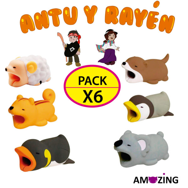 Protector de cables para Smartphone Animales - Imagen 2
