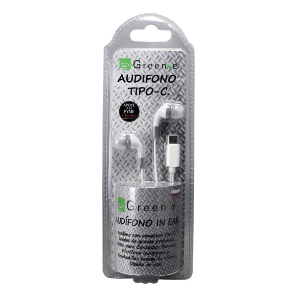 Audífono Tipo C / In Ear con Micrófono