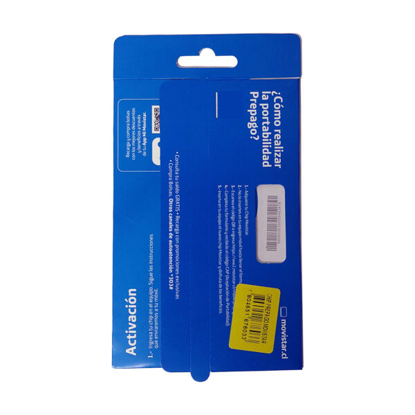 Chip Prepago MOVISTAR  2GB + 100 Minutos - Imagen 3